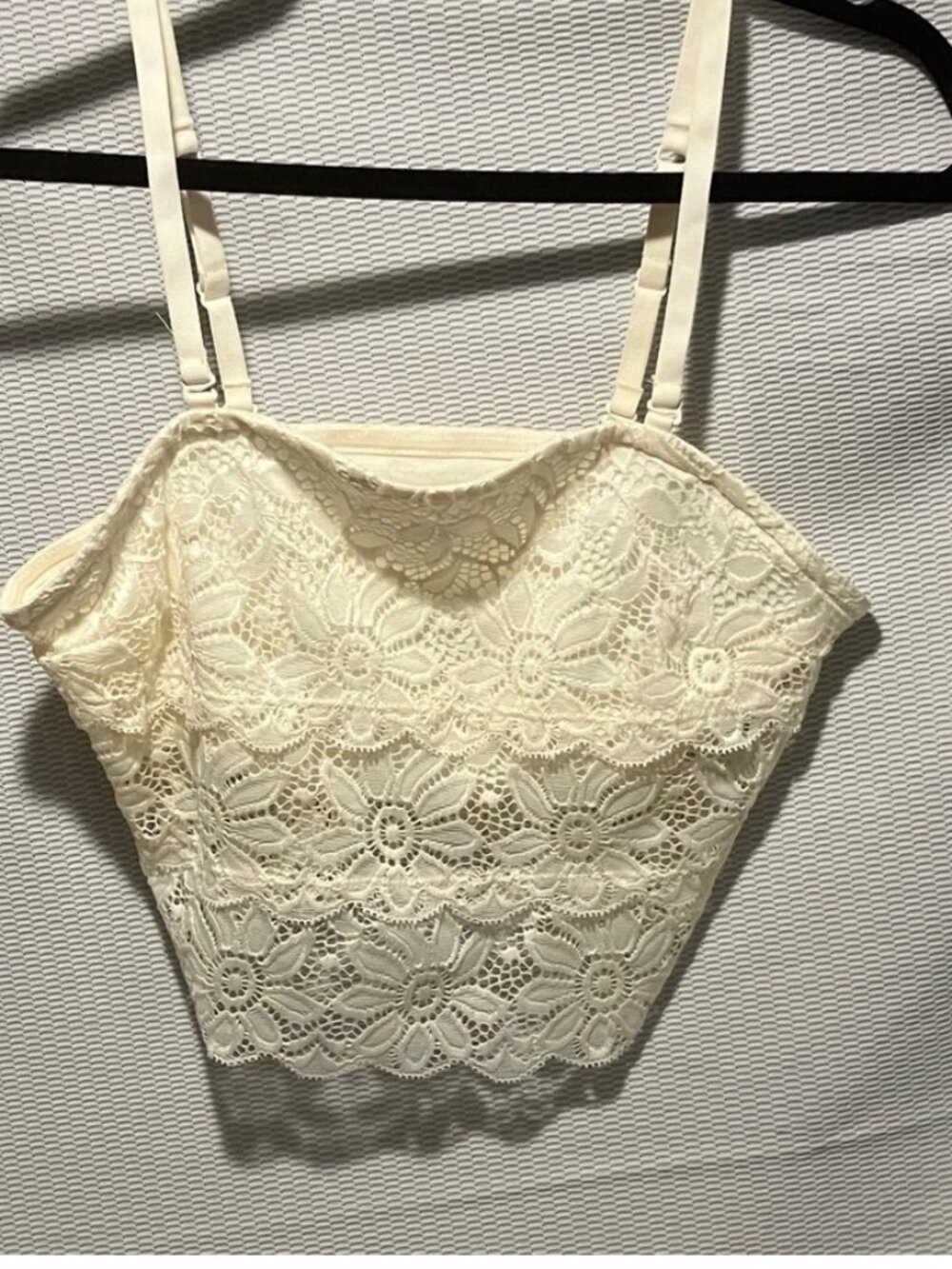 SO Cream Lace Camisole Top